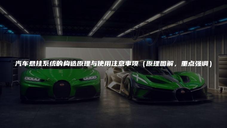 汽车悬挂系统的构造原理与使用注意事项（原理图解，重点强调）