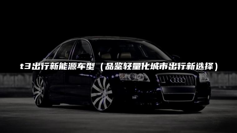 t3出行新能源车型（品鉴轻量化城市出行新选择）