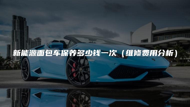 新能源面包车保养多少钱一次（维修费用分析）