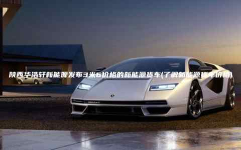 陕西华浩轩新能源发布3米6价格的新能源货车(了解新能源货车价格)