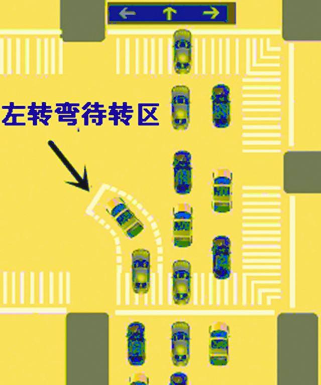 左转闯红灯三张照片示意图（左转红灯扣分几率大吗）