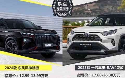 丰田SUV价格表如何？对比其他品牌哪款更划算？